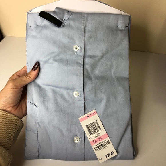 ALFANI Mens fitted button down - Picture 6 of 7